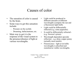 Causes of colour