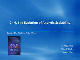 Ch 4. The Evolution of Analytic Scalability