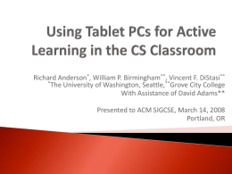 Evaluating Learning Software in the Classroom: A