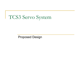 TCS3 Servo System - NASA Infrared Telescope Facility