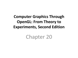 Computer Graphics Through OpenGL: From Theory to