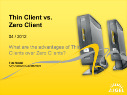Thin Client vs. Zero Client
