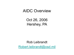 Report of SC31 Liaison to TC 184 Oct 26, 2006 Hershey, PA