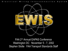 EWIS Safety Assessment - Center for Advanced Aviation