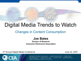 Presentation Title - Digital Media Conference