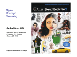 Download: Alias Sketching PowerPoint