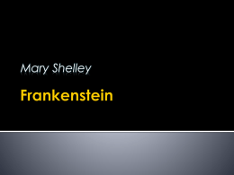 Frankenstein - Mr. Powers Online Classroom