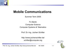 Mobile Communications PPT