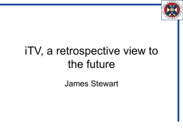 iTV, a retrospective view to the future