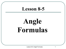 9-5 Inscribed Angles