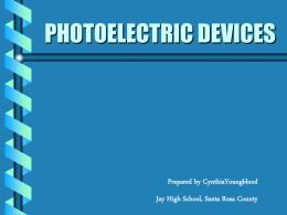 PHOTOELECTRIC DEVICES - Beacon Learning Center
