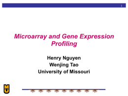 Microarray technique and Functional genomics