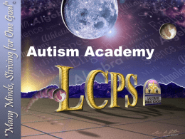 Autism Academy - Comallie-Caplan Counseling and Consulting