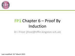FP1 Chapter 5 - Series