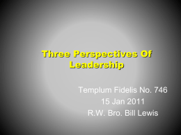 Three Perspectives Of Leadership