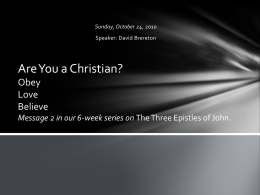 Are You a Christian? - Rosemount Bible Church