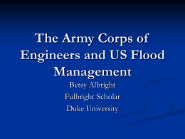 Floods and Dam Management - Budapest University of