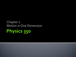 Physics 350 - Los Rios Community College District