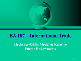 International Trade - Haas School of Business