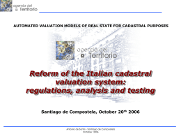 Diapositiva 1 - Permanent Committee on Cadastre in the