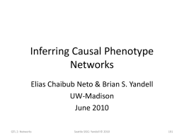 Inferring Causal Phenotype Networks