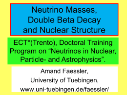 C5: Neutrinos, Nuclear structure and Physics beyond the