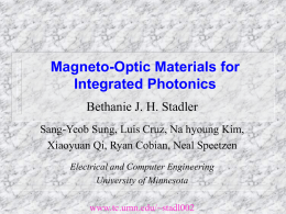 Integrated Magneto-Optical Isolator for Feasible Photonic