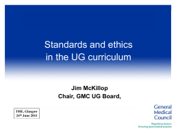 Ethics and GMP - The Institute of Medical Ethics