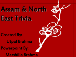 Assam & North East Trivia