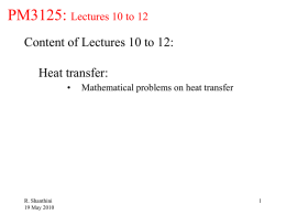 C H A P T E R 13 The Transfer of Heat