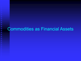 What is commodity - New York University