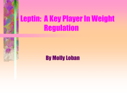 Leptin: A Key Player In Weight Regulation