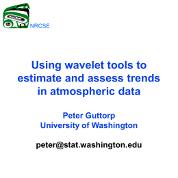 Using wavelet tools to estimate and assess trends in