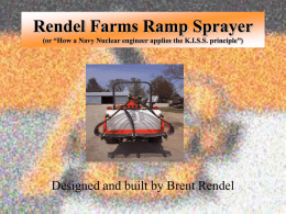 Rendel Farms Ramp Sprayer - Oklahoma State University