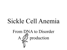 Sickle Cell PPT - Dr. Annette M. Parrott
