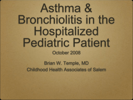 PowerPoint Presentation – Asthma Pathophysiology