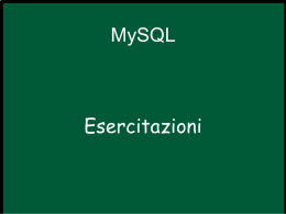 MySQL - uniud.it