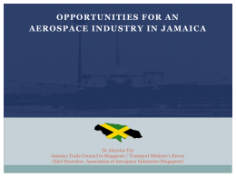 Dr Aloysius Tay - Jamaica Civil Aviation Authority