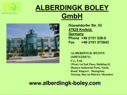 ALBERDINGK BOLEY GmbH