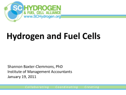 Strength in Collaboration - SC Hydrogen & Fuel Cell