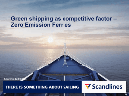 Green shipping as competitive factor – Zero Emission Ferries