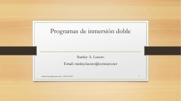 Programas de inmersion duales Dual Language Programs