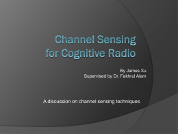 Energy detection for Cognitive Radio