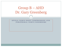 Group A – AHD Dr. Gary Greenberg