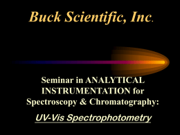 UV/Vis Spectrophotometers