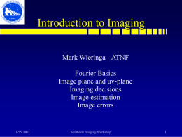 Introduction to Imaging - Australia Telescope National