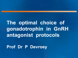 LH and steroid hormone secretion in controlled ovarian