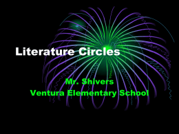 Literature Circles - Ventura Elementary