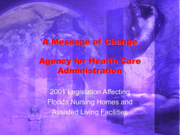 Florida Nursing Homes - Health administration