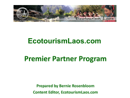 Ecotourism Laos